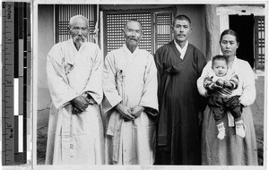 Family, Heijo, Korea, ca. 1930-1950