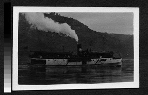 Steamboat on the Yangtze River, Sichuan, China, ca.1900-1920