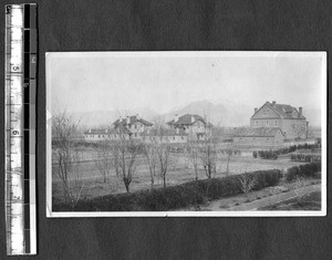 Residence for foreign students at university, Jinan, Shandong, China, ca.1924