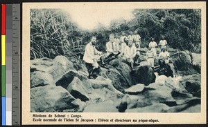 Normal school outing, Congo, ca.1920-1940