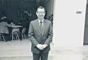 Professor, DD Andrew Hsiao. The first Chinese President of the Lutheran Theological Seminary (L