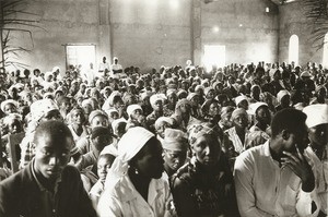 In a church, in Cameroon