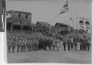 A British dignitary visits China, 1918