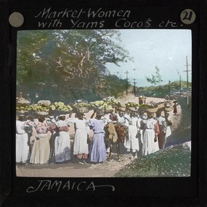 Woman Carrying Produce to Market, Jamaica, ca.1875-ca.1940