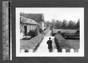 Campus view at West China Union University, Chengdu, Sichuan, China, ca.1939