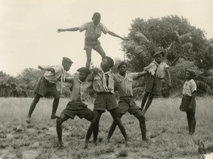 Scout camp, in Gabon