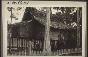 Das älteste Haus i. Nangabulik. Es stand vor ca. 40 Jahren beinahe als einziges hier am Zusammenfluss des Bulik mit dem Lamandan, heute zählt das Dorf ca. 55 Häuser