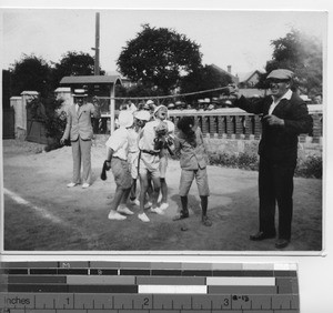 Field Day at the Academy at Dalian, China, 1932