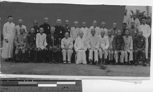 "Old Timers' Club" at the Mission at Meixien, China