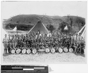 Boys Scouts at Camp Hayes, Mindanao, Philippines, 1931