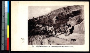 Missionary father and companions, Madagascar, ca.1920-1940