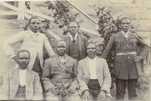 Basuto Leaders, two of them serving in the allied armies