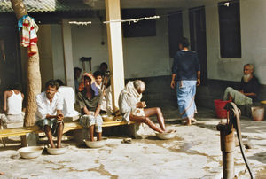 Danish Bangladesh Leprosy Mission/DBLM. Nilphamari, 26th November 1991. Ulcer treatment