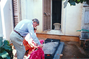 Madras/Chennai, Tamil Nadu, South India, 2000. Secretary General of Danmission, Harald Nielsen