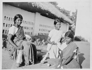 Arcot, South India. Melpattambakkam Girl's Boarding School, 1946. From life at a boarding schoo