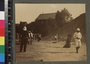 Execution of rebels, Madagascar, 1896
