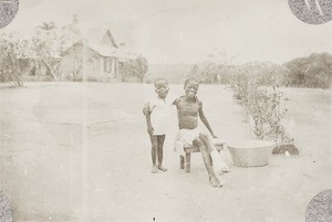 Sunday and his sister, Nigeria, ca. 1925