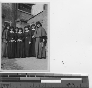 Maryknoll Sisters with postulants at Fushun, China, 1940