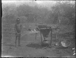 Salt preparation, Mhinga, South Africa, ca. 1892-1901