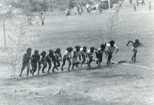 Start of a girls's race