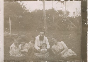 Delord's family, in New Caledonia