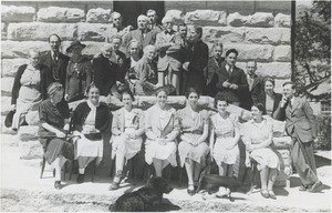 A group portait during the missionary Conference of Lessouto of 1944