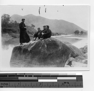 Maryknoll priests in Meixien, China, 1931