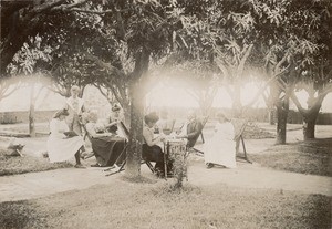 Ducommun's family, in Madagascar