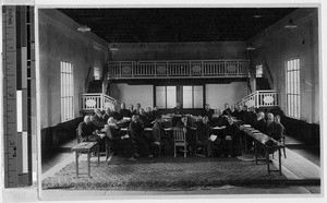 Session of Japanese synod, Japan, October 10, 1924
