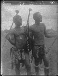 African soldiers, Matutwini, Mozambique, ca. 1930