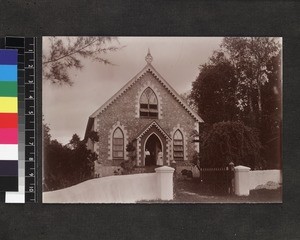 Women on steps of church, Manchester, Jamaica, ca. 1910