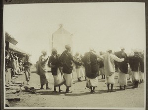 Funeral celebrations of the Badagas in Kalhatti. Dancer