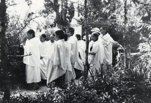 Inauguration of Adèle Bonhotal's tombstone in Ambositra, Madagascar