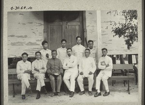 Conference of evangelists in Pahandut 1927 (with Rev. Schwarz)