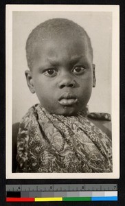 Portrait of a young child, Ghana, ca.1920-1940