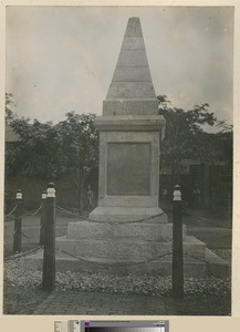 War monument, Zomba, Malawi, ca.1911