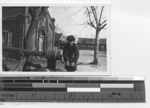 Water works in Xinbin, China, 1935