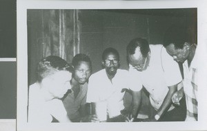 A Group of Preachers Preparing to Distribute Aid to the Ibo People, Nigeria, ca.1967-1969