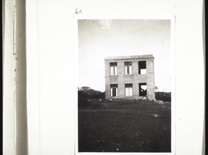 Assembly room, with a dining room for unmarried European teachers behind