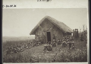 Schoolhouse in Bamum. The missionary