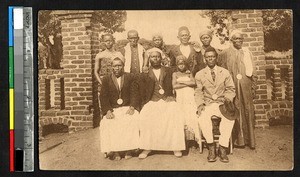 Village leaders, Kasongo, Congo, ca.1920-1940