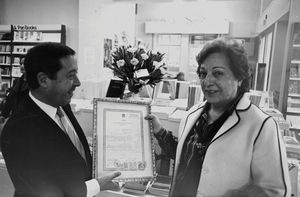 FBG Damascus: Local manager Mahat AckHoury and FBG Director Rafiq Habib, 1981