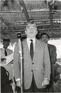 Robert Dufournet, agricultural engineer, head of the department of rice-growing, in Madagascar