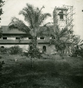 Church of Ngomo under construction, in Gabon