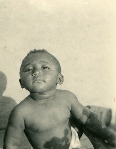 Orphan, in Oyem, Gabon