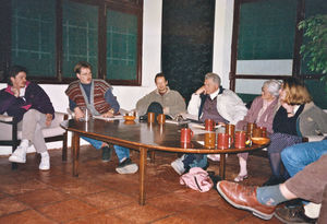 Fra en konference for DMS og DSM missionærer med flere, som arbejder blandt buddhister. TFSCC Hongkong, 1998. Fra venstre: Lars Mollerup-Degn, dialogsekretær, Den Nordiske Kristne Buddhistmission/Areopagos -Jørgen Degn Bjerrum, missionssekretær i DSM - Jesper Nymann Madsen, Mongoliet - Kresten og Else Christensen, Japan - Charlotte Nymann Madsen, Mongoliet