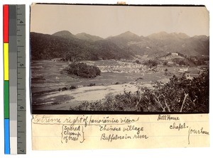 Countryside panoramic view, Guangdong, China, ca.1913-1923