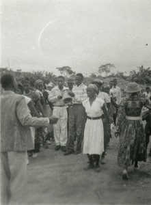 Women singing in Gabon