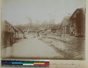 Ambohimaha Village between Ambositra and Fianarantsoa, Madagascar, ca.1905