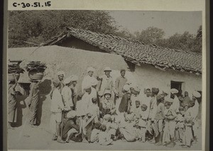 Preaching in the bazaar (Brother Berli), India